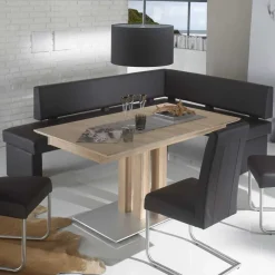 Wohnen Küchenbänke|Esszimmerbänke*Esstisch Eckbank Jiri in Braun