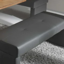 Wohnen Graue Möbel|Küchenbänke*Esstisch Eckbank Tudan in Grau