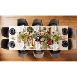 Wohnen Esstisch Gruppe für 10 Personen Pulva mit Tisch 240cm (elfteilig)