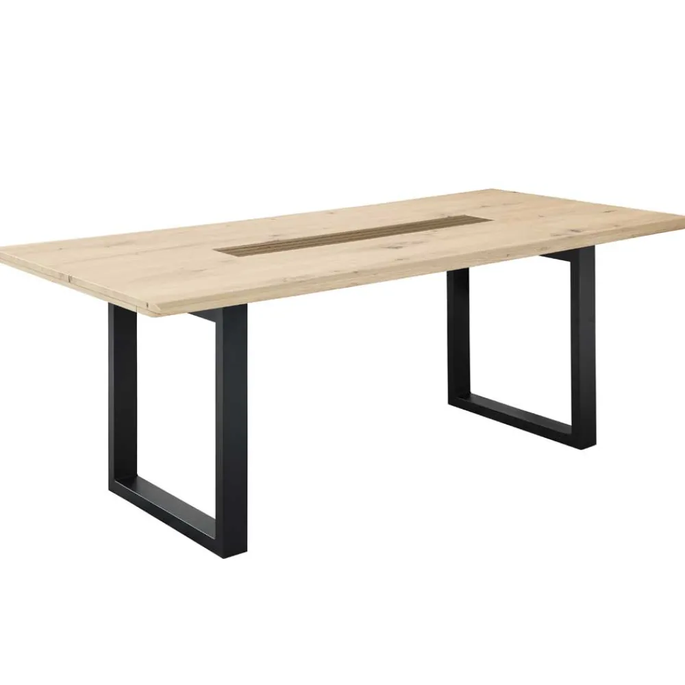 Wohnen Esstisch Gruppe mit Drehstühlen - Niam (siebenteilig)