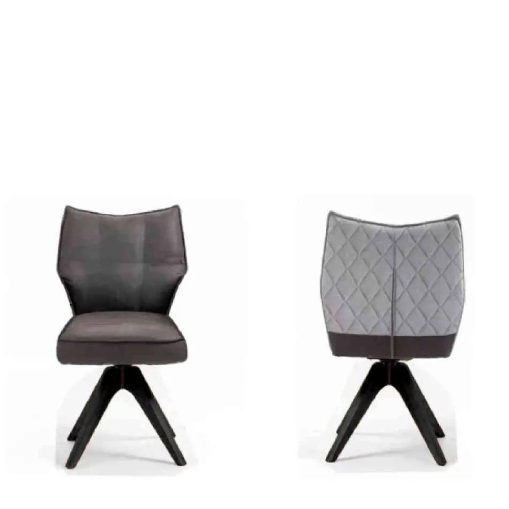 Wohnen Esstisch Gruppe mit Drehstühlen - Niam (siebenteilig)