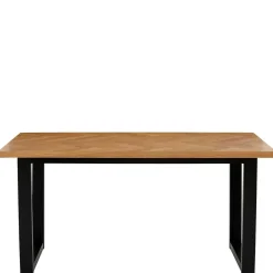 Wohnen Esstisch in Eiche Fischgrät Optik - Alaleva