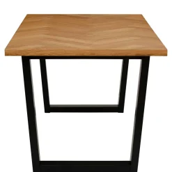 Wohnen Esstisch in Eiche Fischgrät Optik - Alaleva