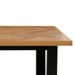 Wohnen Esstisch in Eiche Fischgrät Optik - Alaleva