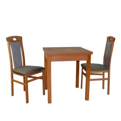 Wohnen Küchen-Essgruppen|Essgruppen*Esstisch Kombination für 2 Personen - Leverias (dreiteilig)