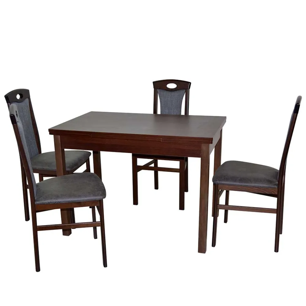 Wohnen Küchen-Essgruppen|Esszimmer Komplett*Esstisch Kombination für Küche - Rasita (fünfteilig)