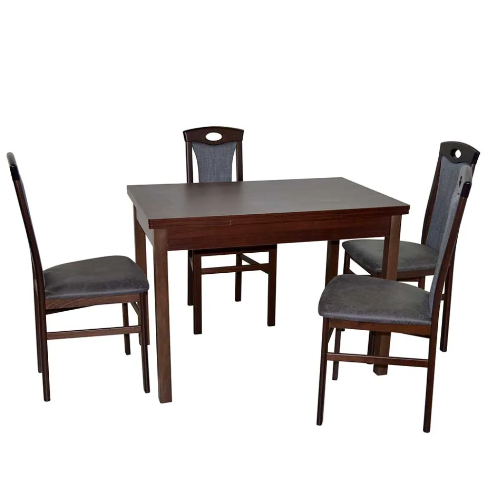 Wohnen Küchen-Essgruppen|Esszimmer Komplett*Esstisch Kombination für Küche - Rasita (fünfteilig)