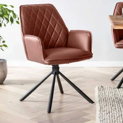 Wohnen Sitzgruppe|Küchen-Essgruppen*Esstisch mit Drehsesseln Set - Eboniar (fünfteilig)