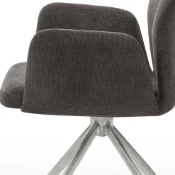 Wohnen Esstisch mit Drehstühlen Set - Valbera (fünfteilig)