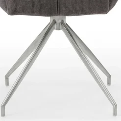 Wohnen Esstisch mit Drehstühlen Set - Valbera (fünfteilig)