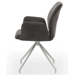 Wohnen Esstisch mit Drehstühlen Set - Valbera (fünfteilig)