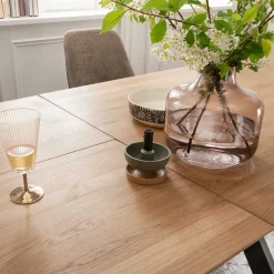 Wohnen Esstisch mit Schweizer Kante & Spider Gestell - Karoline