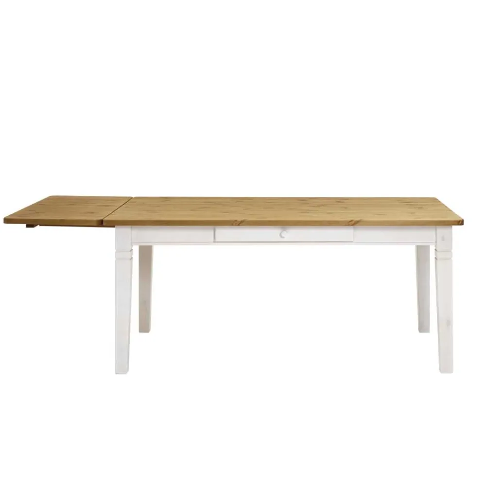 Wohnen Küchen-Essgruppen|Esszimmer Komplett*Esstisch mit Stühlen Lugon im Landhausstil (fünfteilig)