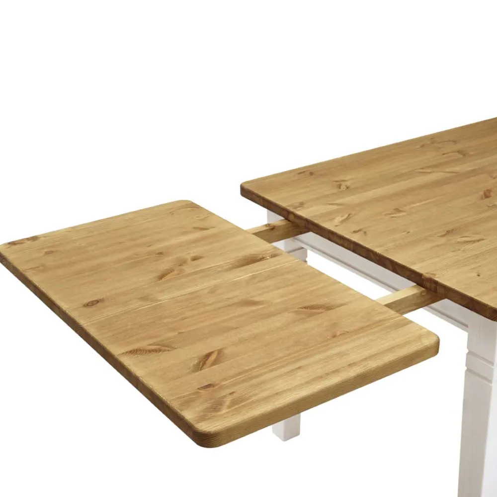 Wohnen Küchen-Essgruppen|Esszimmer Komplett*Esstisch mit Stühlen Lugon im Landhausstil (fünfteilig)