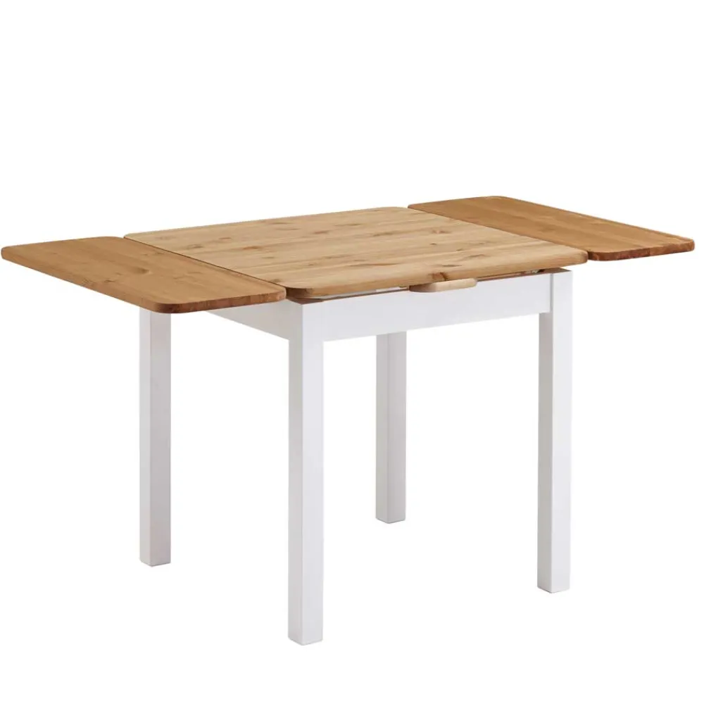 Wohnen Küchen-Essgruppen|Esszimmer Komplett*Esstisch mit Stühlen Vipe in Weiß (fünfteilig)