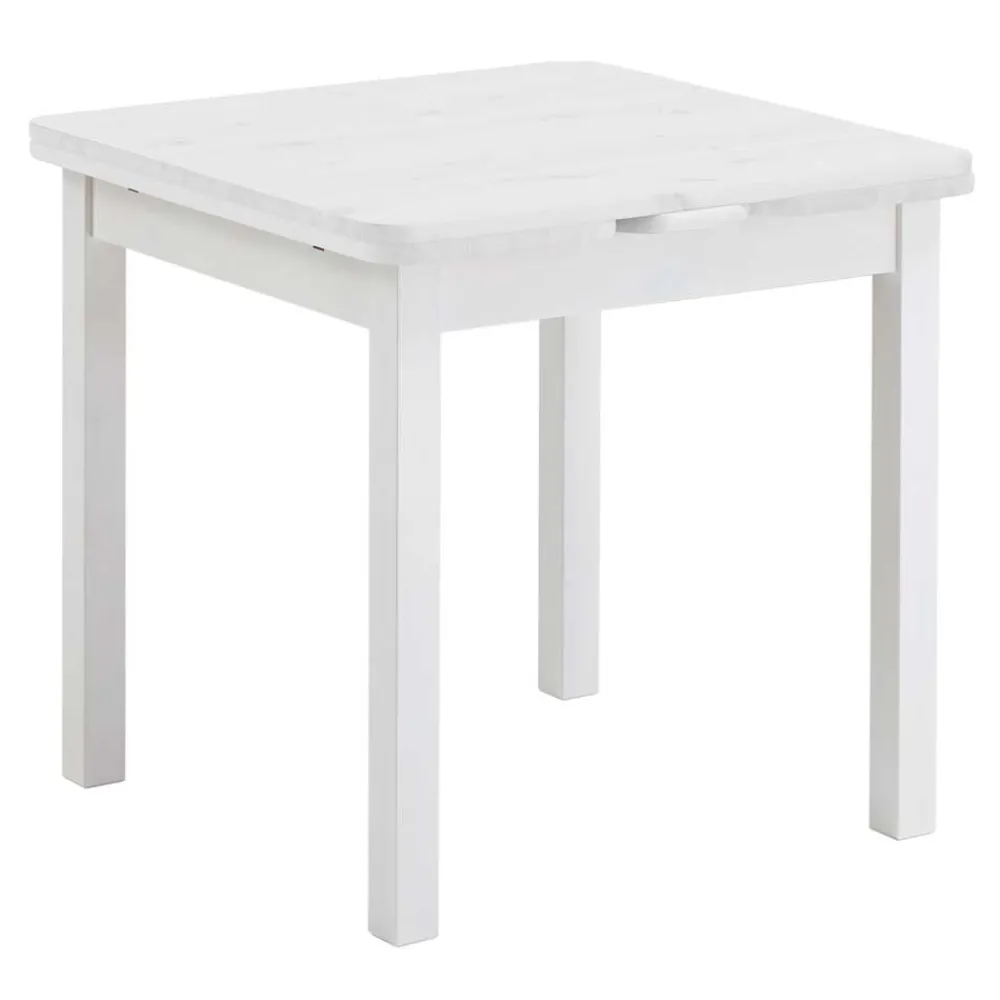 Wohnen Esstisch mit Stühlen Vironegras in Weiß (fünfteilig)