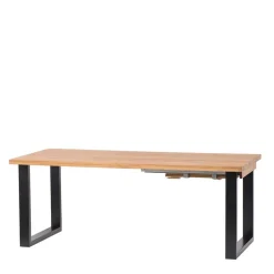 Wohnen Esstisch mit Verlängerung aus Massivholz - Manca