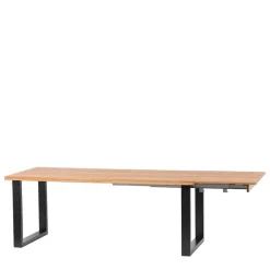 Wohnen Esstisch mit Verlängerung aus Massivholz - Manca