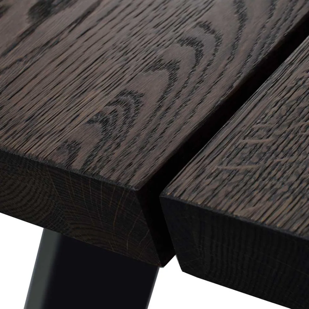 Wohnen Designermöbel*Esstisch Namac in Rauchfarben Schwarz