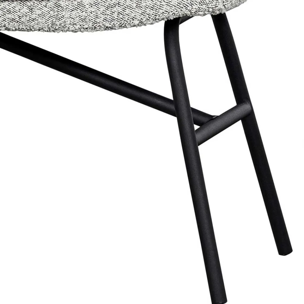 Wohnen Esstisch Polsterbank in Offwhite Hellgrau - Utperio