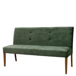 Wohnen Küchenbänke*Esstisch Polsterbank mit Lehne in Graugrün - Boxton