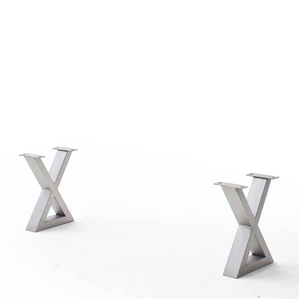 Wohnen Küchenbänke|Esszimmerbänke*Esstisch Sitzbank in Akazie Grau mit Baumkante - Lorencia