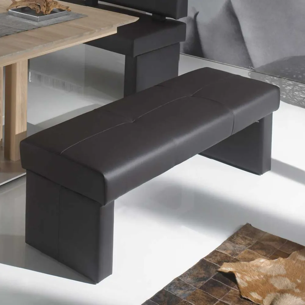 Wohnen Sitzbank*Esstisch Sitzbank Steve in Dunkelbraun