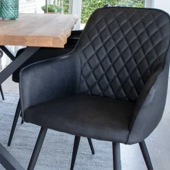 Wohnen Küchen-Essgruppen|Esszimmer Komplett*Esstisch Sitzgruppe mit Tischsesseln - Amelie (siebenteilig)