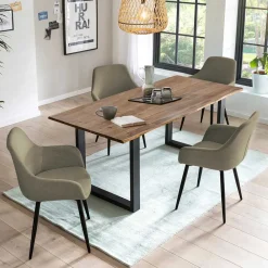 Wohnen Esstisch Sitzgruppe modern - Magistra (fünfteilig)