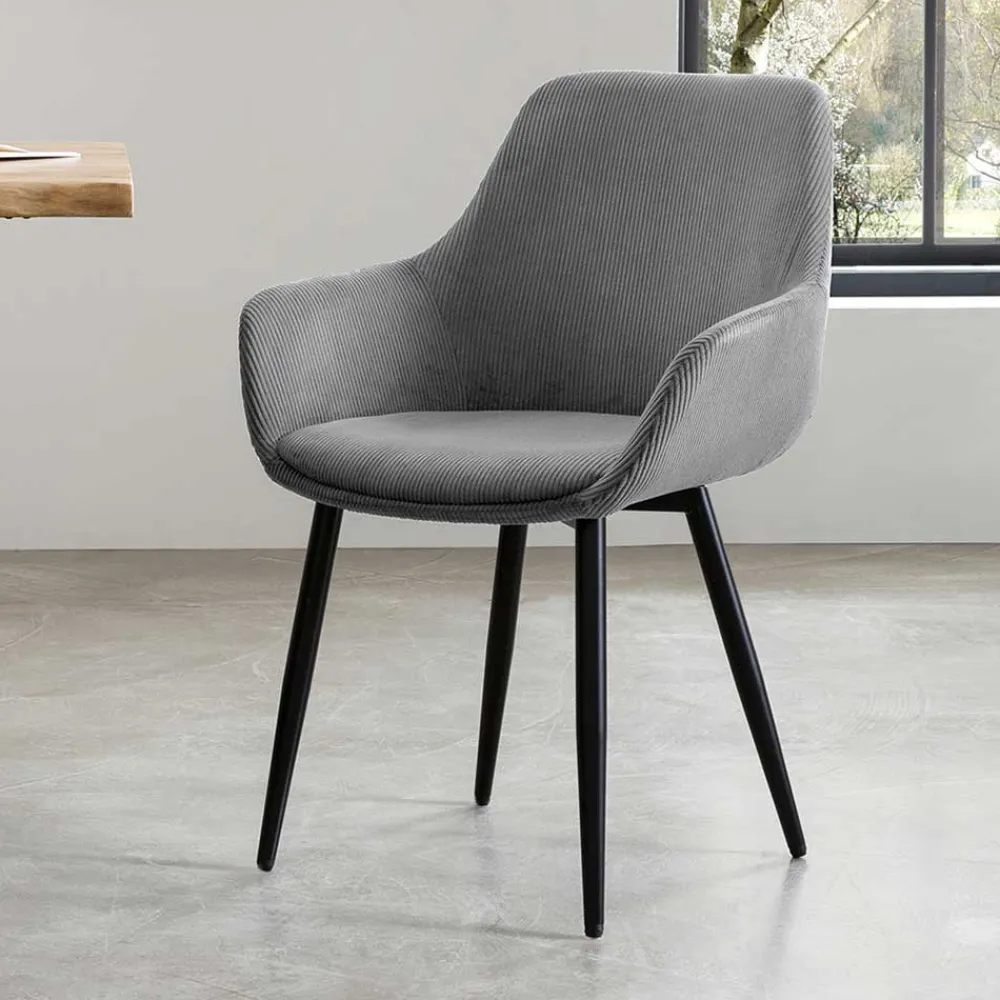 Wohnen Esstisch und Armlehnenstühle Set - Greneca (fünfteilig)