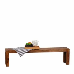 Wohnen Küchenbänke|Esszimmerbänke*Esstischbank aus Massivholz Hoslo Sheesham