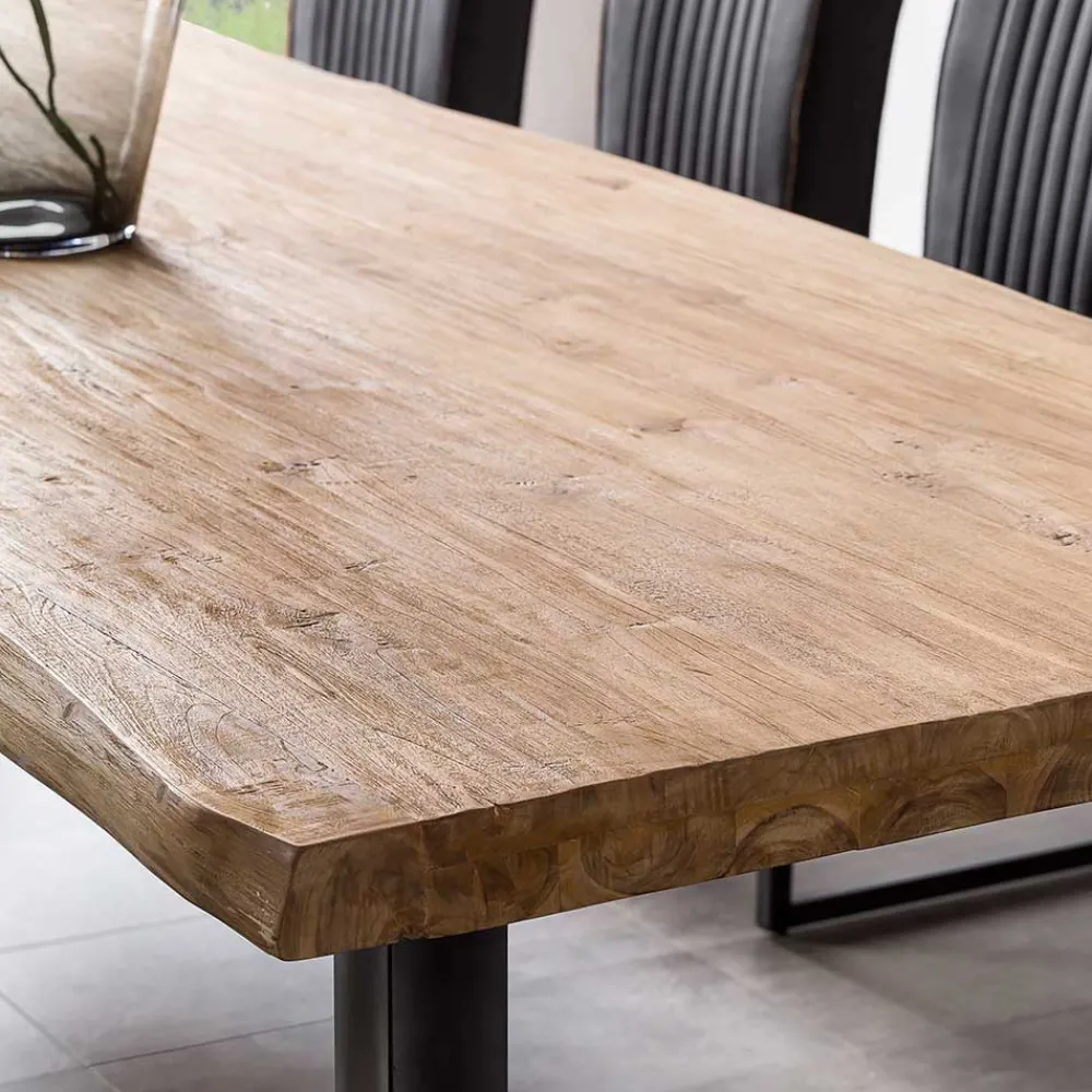 Wohnen Esstischgruppe für acht Personen - Trane (neunteilig)