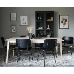 Wohnen Esstischgruppe im Skandinavischen Stil - Pessoa I (siebenteilig)