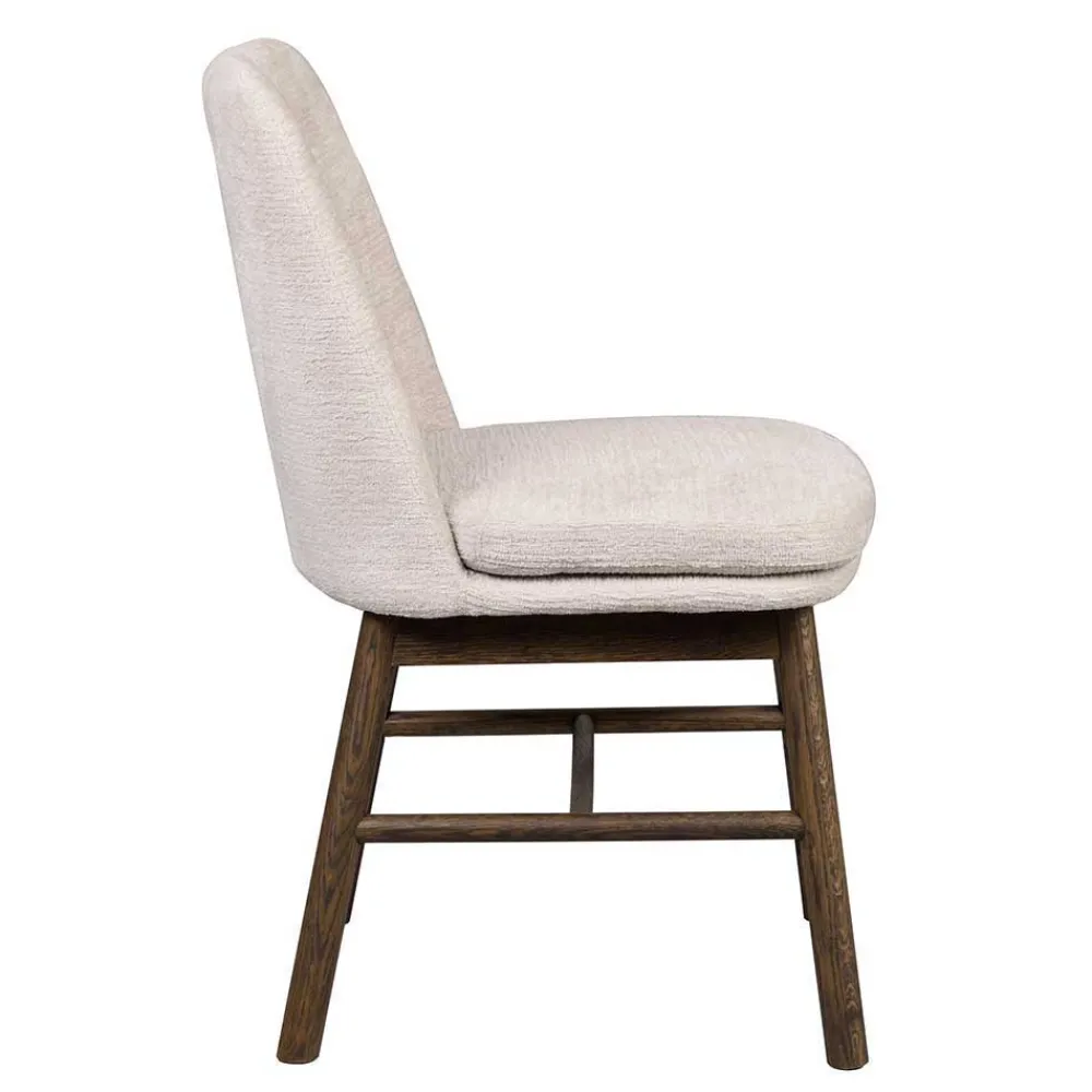 Wohnen Küchen-Essgruppen|Esszimmer Komplett*Esstischgruppe in Eiche Dunkel & Beige - Relencia (siebenteilig)