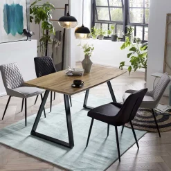 Wohnen Küchen-Essgruppen|Esszimmer Komplett*Esstischgruppe inklusive vier Stühlen - Redonde (fünfteilig)