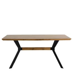 Wohnen Schwarze Möbel|Tische*Esstischgruppe mit 4 Polsterstühlen - Yucata (fünfteilig)