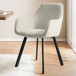 Wohnen Küchen-Essgruppen|Esszimmer Komplett*Esstischgruppe mit Armlehnenstühlen - Ulanava (fünfteilig)