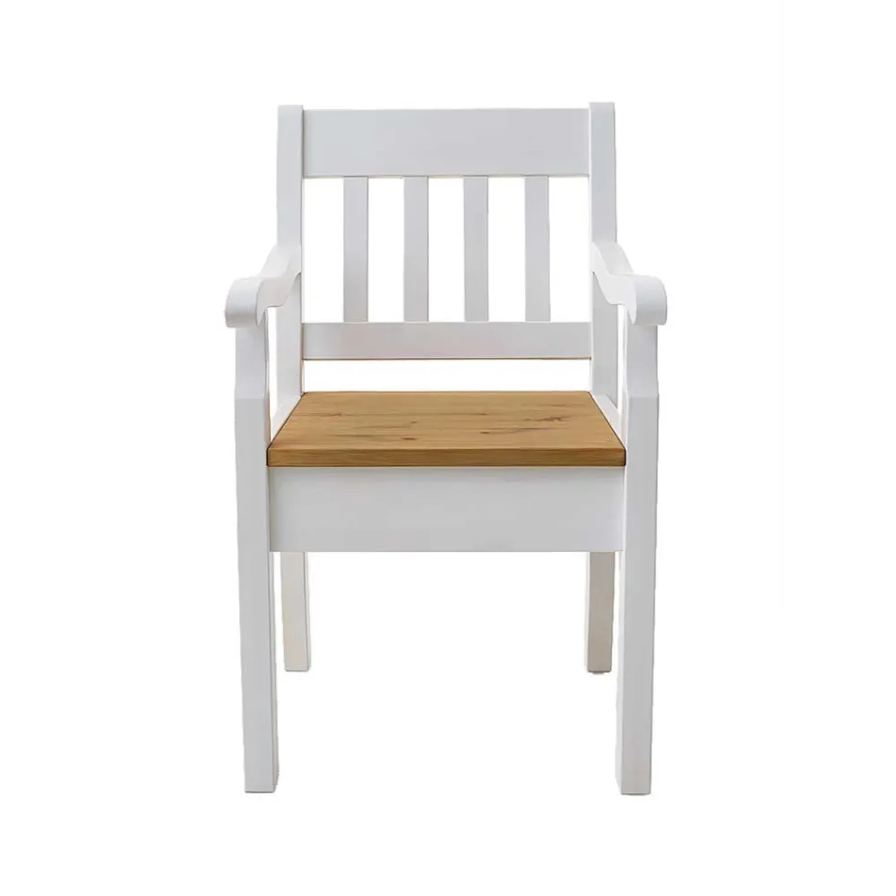 Wohnen Esstischgruppe Molzau in Weiß (vierteilig)