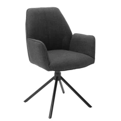 Wohnen Wohnzimmerstühle*Esstischsessel mit Drehgestell - Mincio (2er Set)