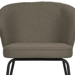 Wohnen Retro Möbel*Esstischstühle in Hellbraun Buklee - Ilunas (2er Set)