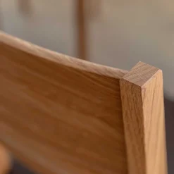 Wohnen Naturholzmöbel|Küchenstühle*Esstischstuhl aus Wildeiche mit Kunstleder Sitz - Ernestan