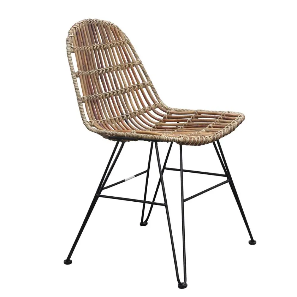 Wohnen Esstischstuhl Barca aus Rattan