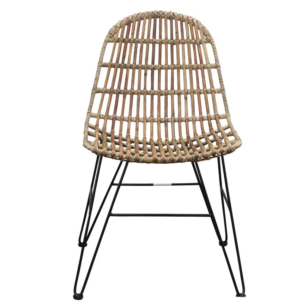 Wohnen Esstischstuhl Barca aus Rattan