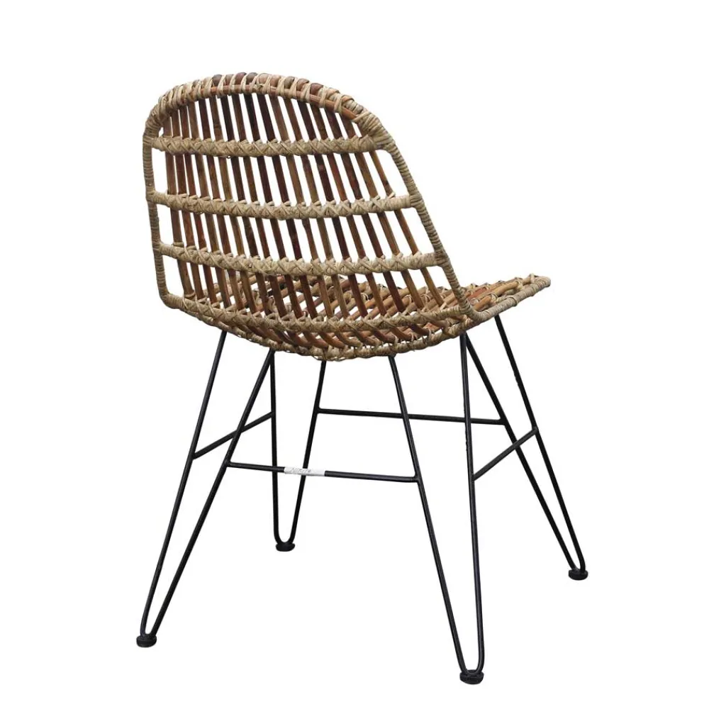 Wohnen Esstischstuhl Barca aus Rattan