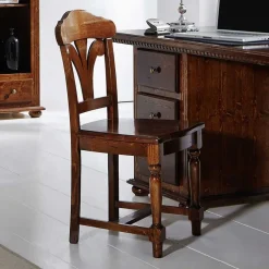 Wohnen Vintage Möbel*Esstischstuhl Croscona in Braun