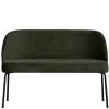 Wohnen Esszimmer Bank aus Samt Dunkelgrün - Arletta