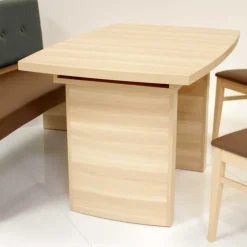 Wohnen Sitzgruppe|Küchen-Essgruppen*Esszimmer Bankgruppe Vanillin in Esche Dekor (vierteilig)