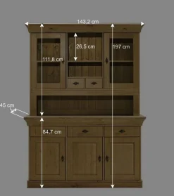Wohnen Esszimmer Buffet Mirandesca aus Kiefer teilmassiv