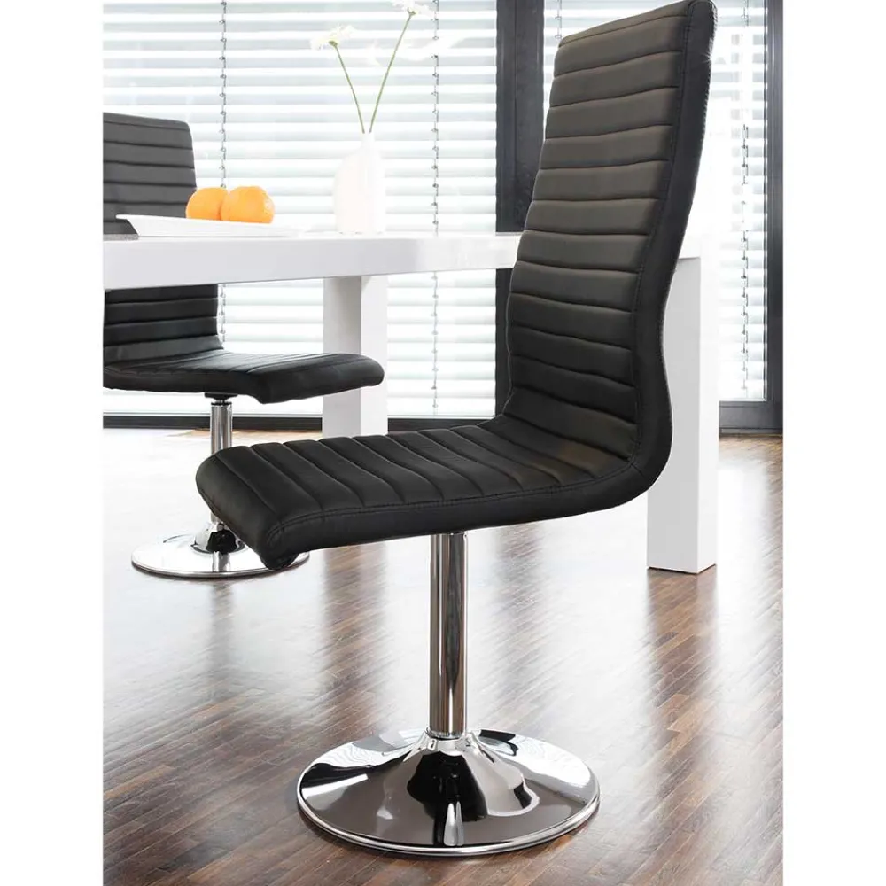 Wohnen Esszimmer Drehstühle aus Kunstleder - Ragusca (4er Set)