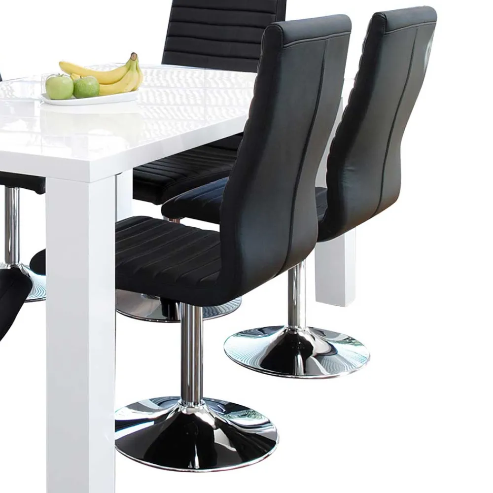 Wohnen Esszimmer Drehstühle aus Kunstleder - Ragusca (4er Set)